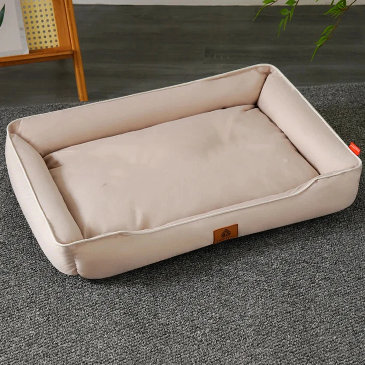 Four Season Square Dog & Cat Bed for Large Dogs, Mattress is Bite-resistant, Soft Thickened and Waterproof