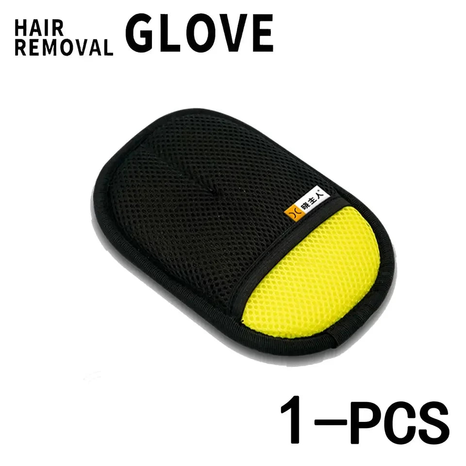 Animal hair Electrostatic glove, Two-way brush pet hair removal glove for cats, dogs, clothes and furniture
