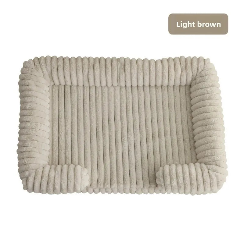 Calming Dog Bed Orthopedic Memory Foam Sofa Couch, Waterproof Removable Cover Plush Mat for Small Medium Large Dogs (and Cats)