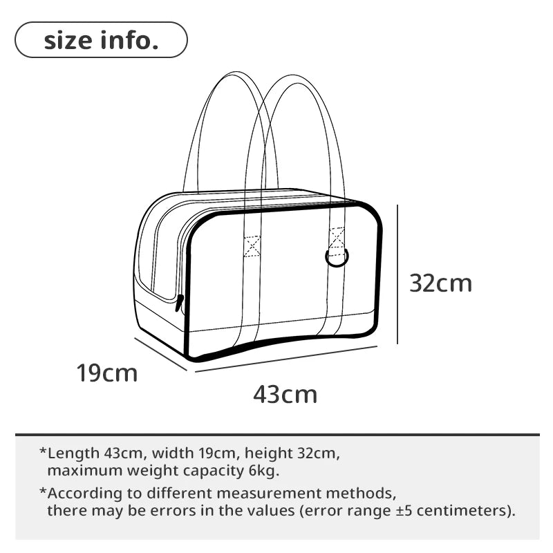 Pet Carrier Backpack, Breathable Travel Backpack for Small Dog or Cat, Outdoor Comfort Carrier