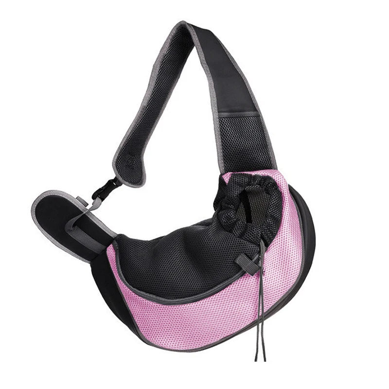 Pet Cat & Dog Carrier Backpack, Travel Tote Shoulder Bag, Mesh Sling Crossbody Shoulder Bag