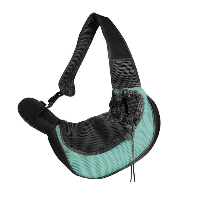 Pet Cat & Dog Carrier Backpack, Travel Tote Shoulder Bag, Mesh Sling Crossbody Shoulder Bag