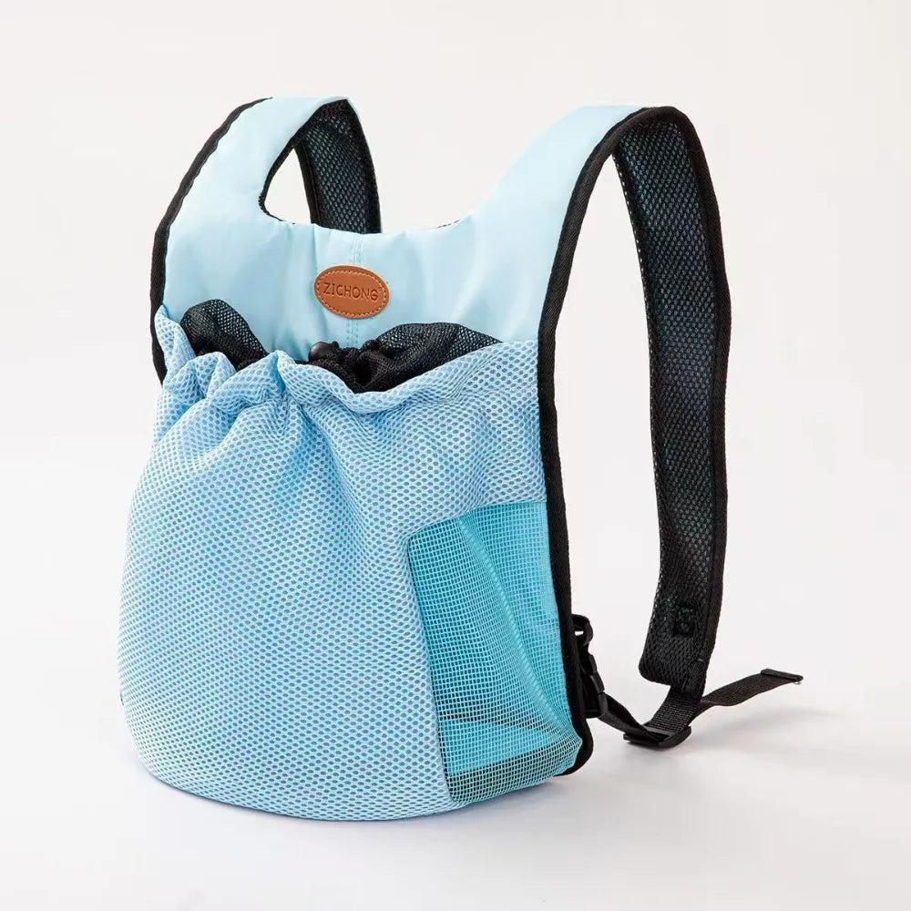 Breathable Pet Chest Shoulder Bag. Double Shoulder straps, Adjustable & Foldable Travel Bag for Backpack Travel