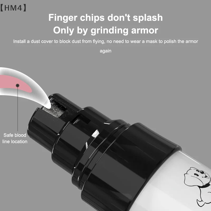 Silent Groom Pro Nail Grinder, 2025 Upgraded Silent Groomer Pro Nail For Dogs & Cats, Rechargeable USB Charging Pet Nail Grinder