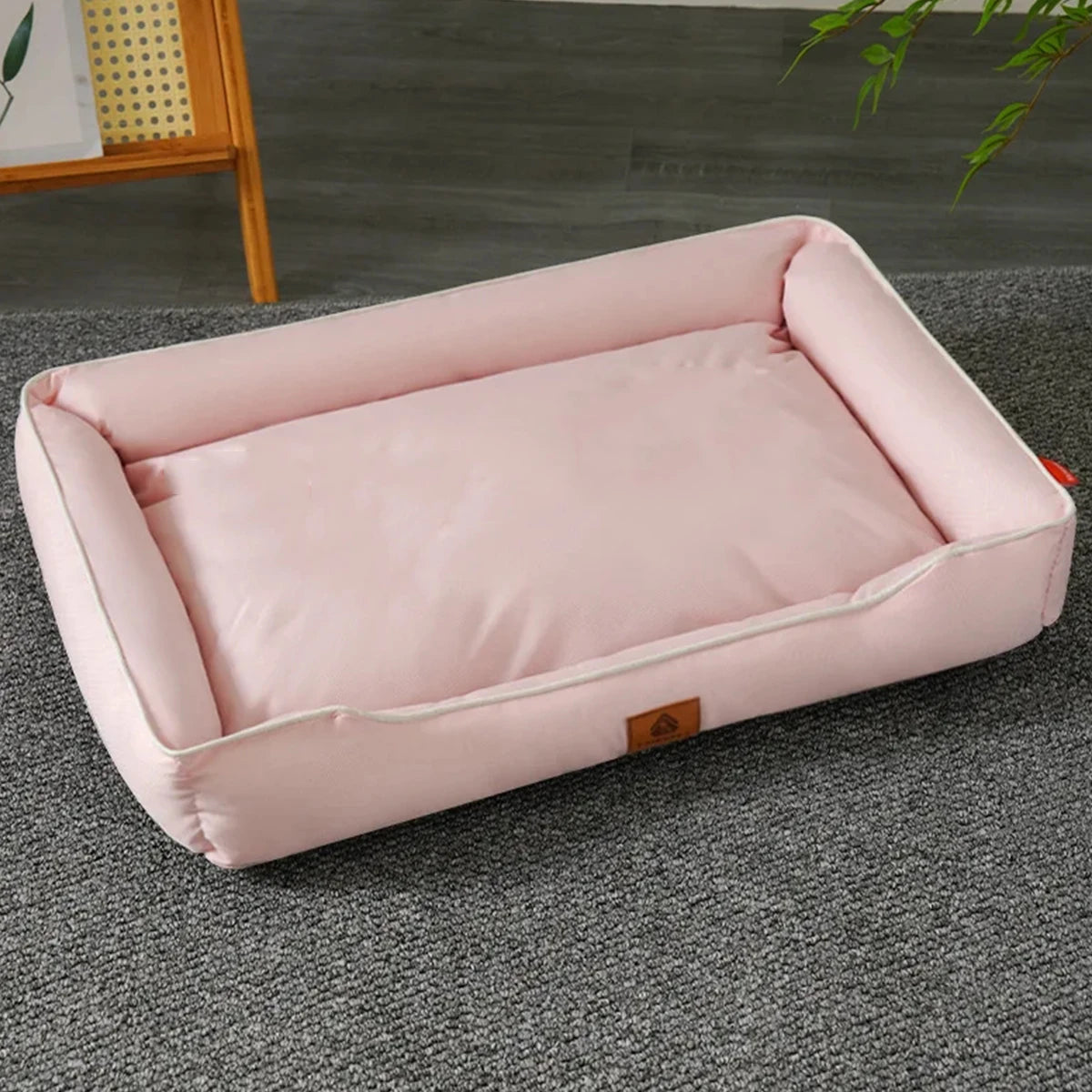Four Season Square Dog & Cat Bed for Large Dogs, Mattress is Bite-resistant, Soft Thickened and Waterproof