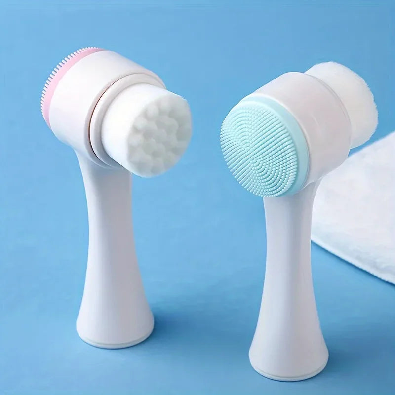 Pet Paw Cleaning Brush, Dog Foot Washer, Silicone Double-Sided Massage Brush