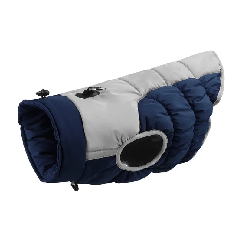 Winter Dog Coat With Reflective Strip For Pet Hoodie Dog Puppy Cold Jacket Waterproof Windproof Thick Dog Padded Vest XL-6XL