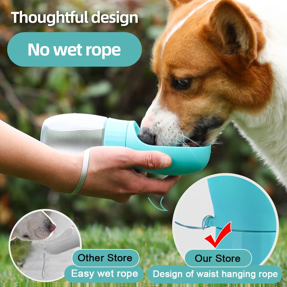 Big Dog Water Bottle Portable Drinking Bowl For Small Medium Dogs Cat Travel Hiking Puppy Pet Water Dispenser Cup