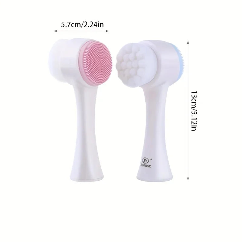Pet Paw Cleaning Brush, Dog Foot Washer, Silicone Double-Sided Massage Brush
