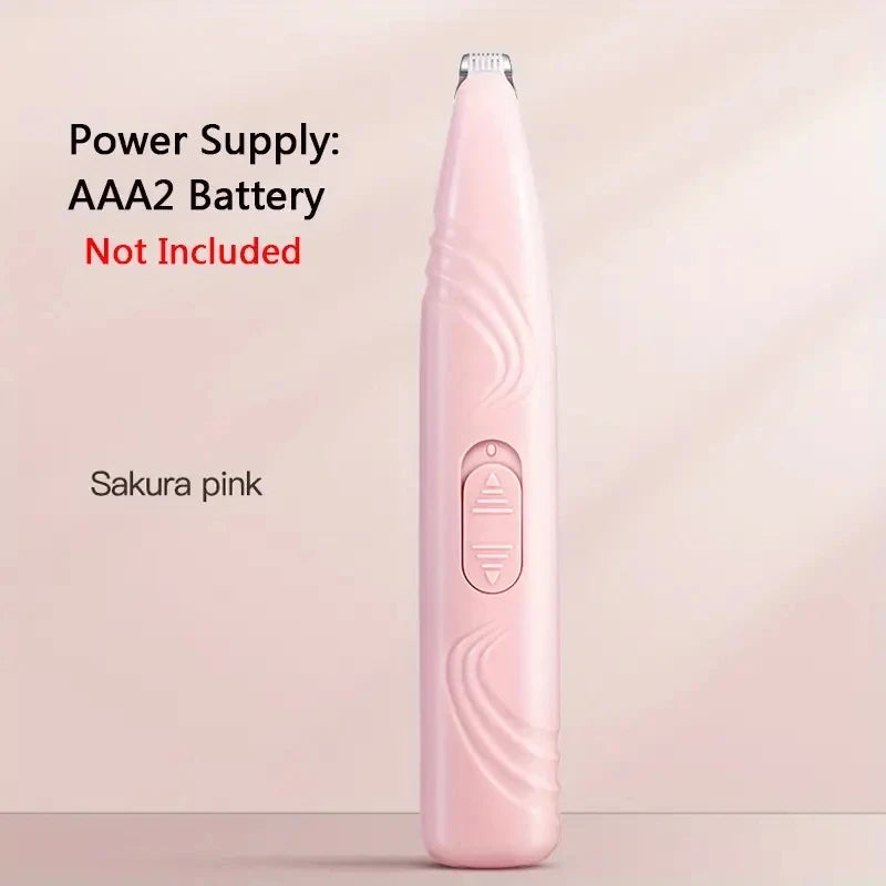 1 non battery pet shaver electric clipper suitable for cats and dogs. It can be used to shave foot hair, buttocks hair, eyes.