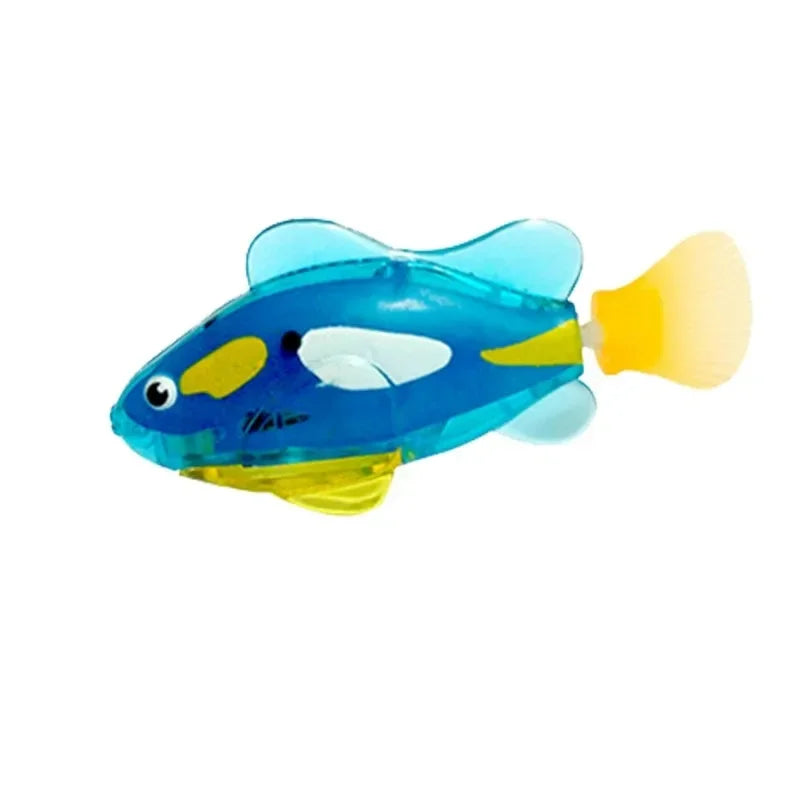 Cat Toy LED Inductive Interactive Swimming Robot Fish Toys Glowing Fishs Stimulate Kitten Hunting Instinct Pet Products
