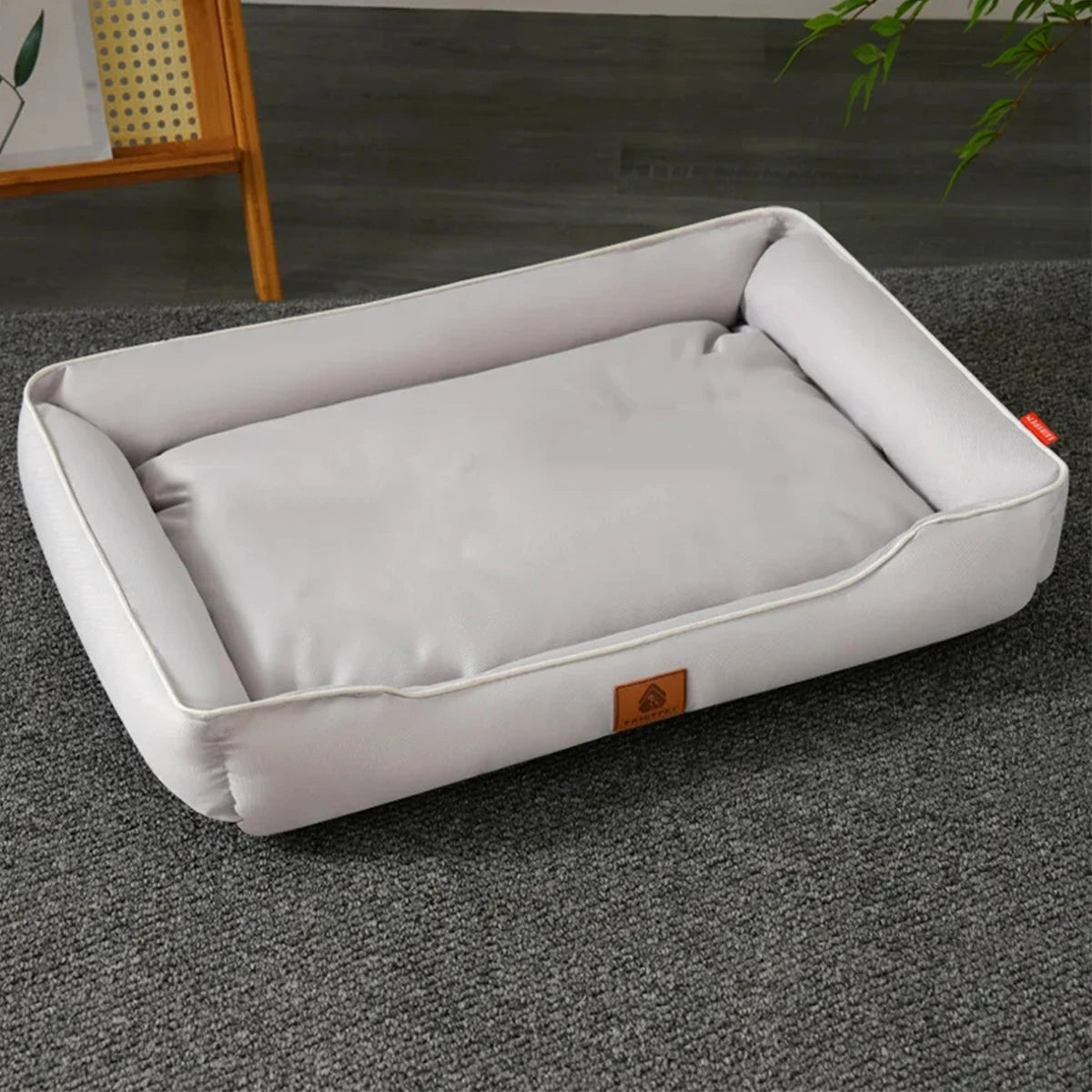 Four Season Square Dog & Cat Bed for Large Dogs, Mattress is Bite-resistant, Soft Thickened and Waterproof