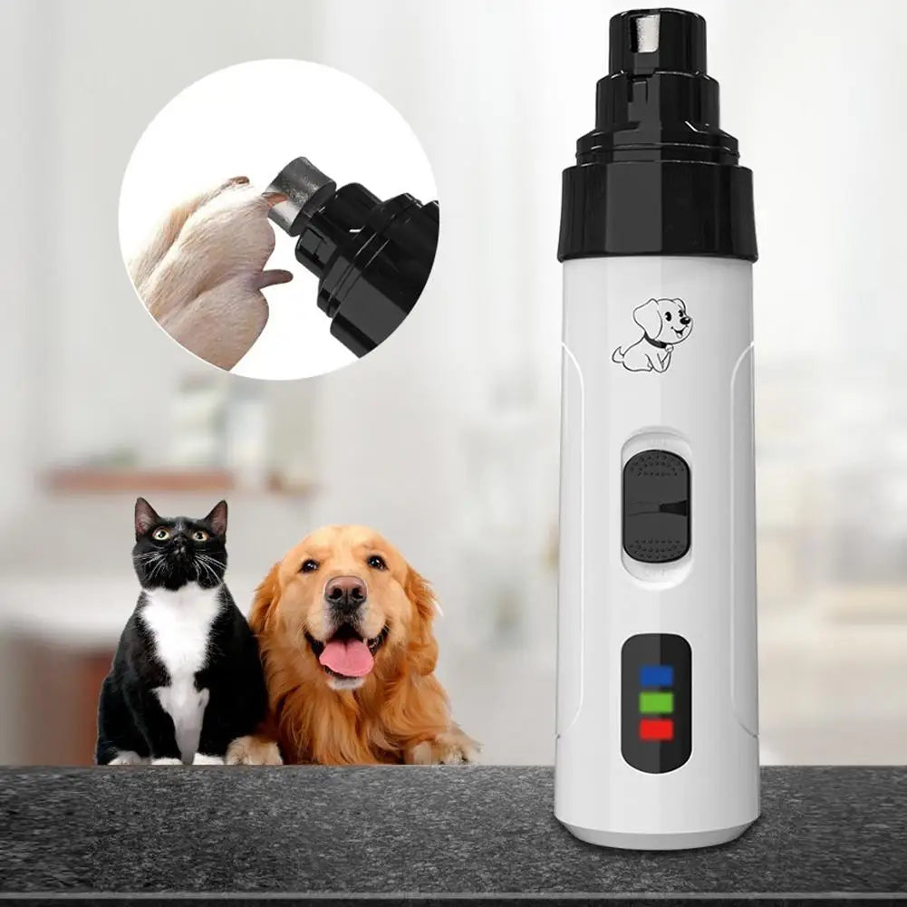 Electric Pet Nail Clipper USB Charging Dog & Cat Nail Grinder & Grooming Tools For Small Medium Large Dogs & Cats
