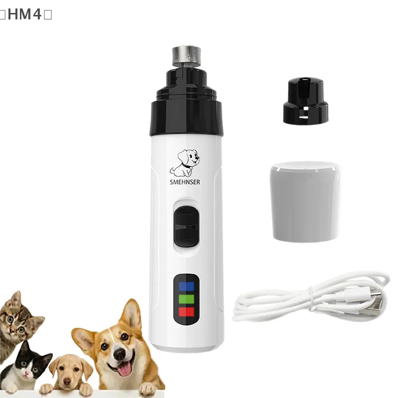 Silent Groom Pro Nail Grinder, 2025 Upgraded Silent Groomer Pro Nail For Dogs & Cats, Rechargeable USB Charging Pet Nail Grinder