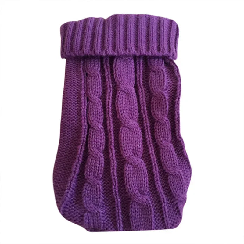 Dog Winter Clothes Knitted Pet Clothes For Small Medium Dogs Chihuahua Puppy Pet Sweater Yorkshire Pure Dog Sweater