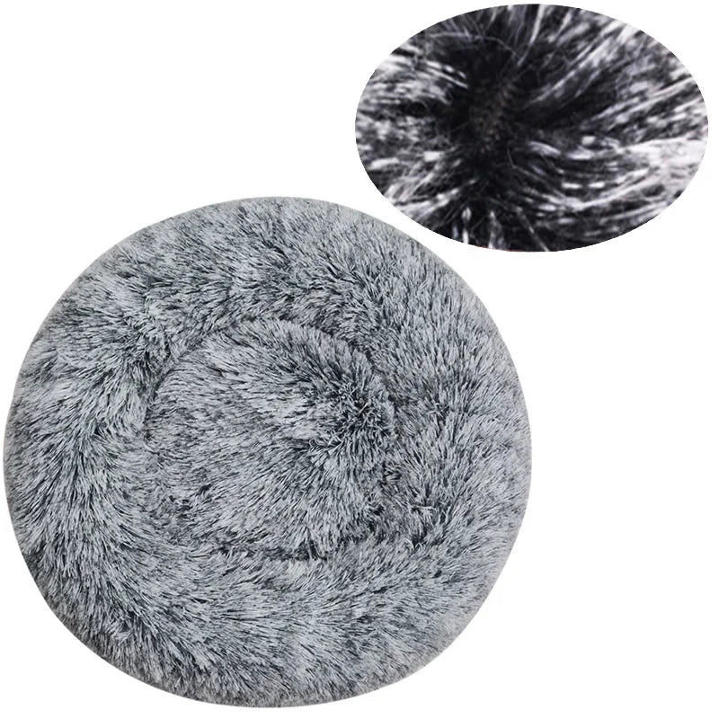 Round Pet Bed for Large Dog , Super Soft Cat Bed