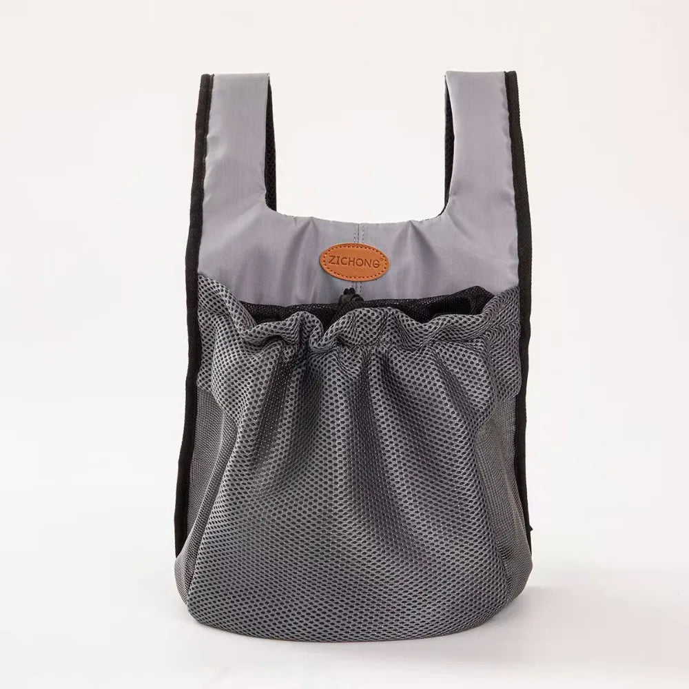 Breathable Pet Chest Shoulder Bag. Double Shoulder straps, Adjustable & Foldable Travel Bag for Backpack Travel