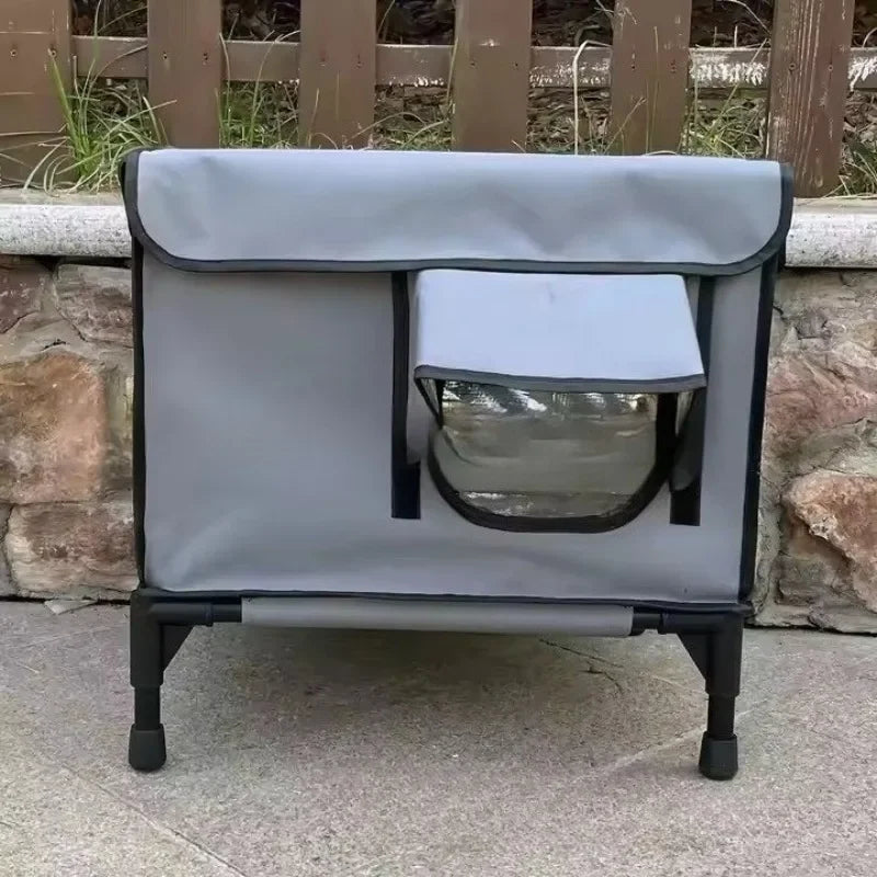 Outdoor Heated & Insulated, Waterproof Foldable Cat Pet House with Reliable Bearing Capacity