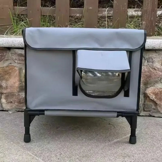 Outdoor Heated & Insulated, Waterproof Foldable Cat Pet House with Reliable Bearing Capacity