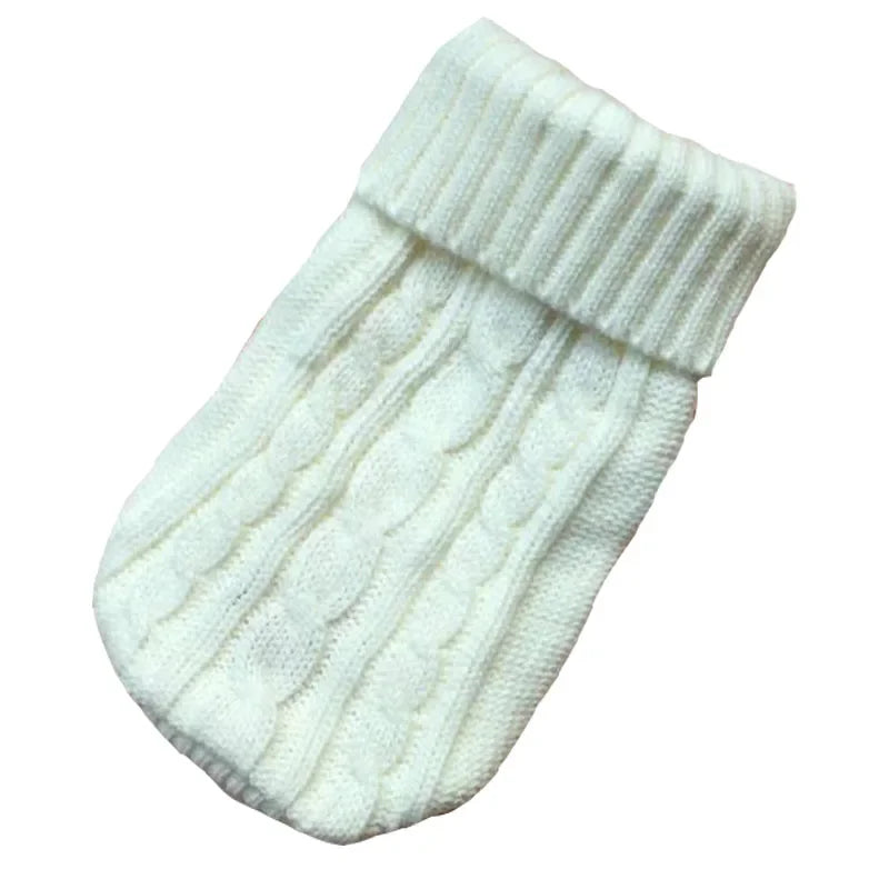 Dog Winter Clothes Knitted Pet Clothes For Small Medium Dogs Chihuahua Puppy Pet Sweater Yorkshire Pure Dog Sweater