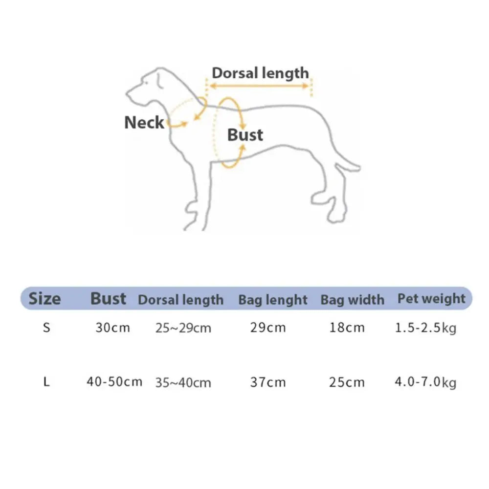 1PC Pet Carrier Backpack Adjustable Dog Front Carrier For Hiking Camping Traveling Outdoor For Small Dogs Cats And Puppies