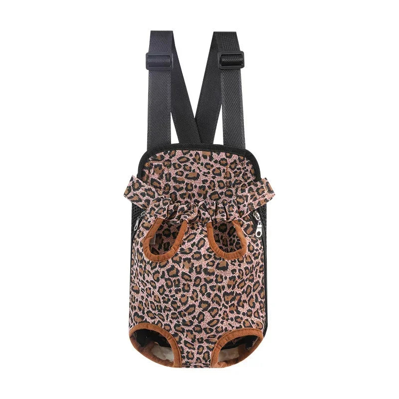 Cat & Dog Carrier Backpack, Mesh Camouflage Outdoor Travel bag, Adjustable Cat Dog Carrier Bag with Double Shoulder Backpack