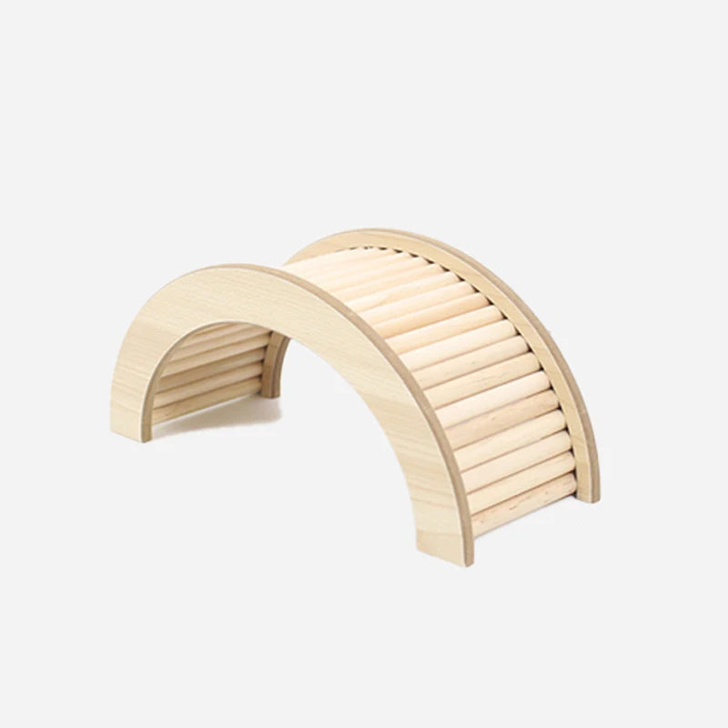 S/M/L Hamster Climbing Ladder Wooden Bridge for Guinea Pigs Rats Small Animals Toys Cage Decor Accessories