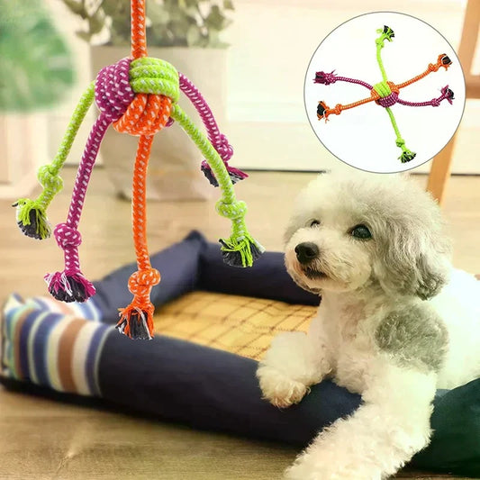 Cotton Chew Pets Dogs Toys Puppy Durable Braided Bone Knot Rope 27CM Tooth Cleaning Tool Pet Products