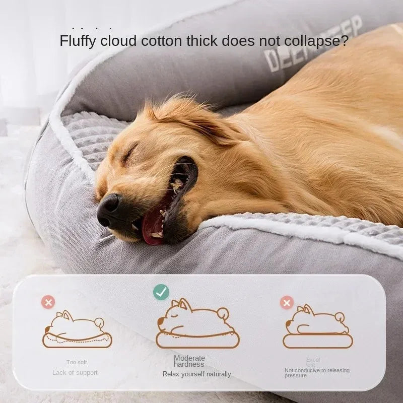 Pet Bed for Winter Bedding, Sofa & Warm for Small, Medium & Large Pets