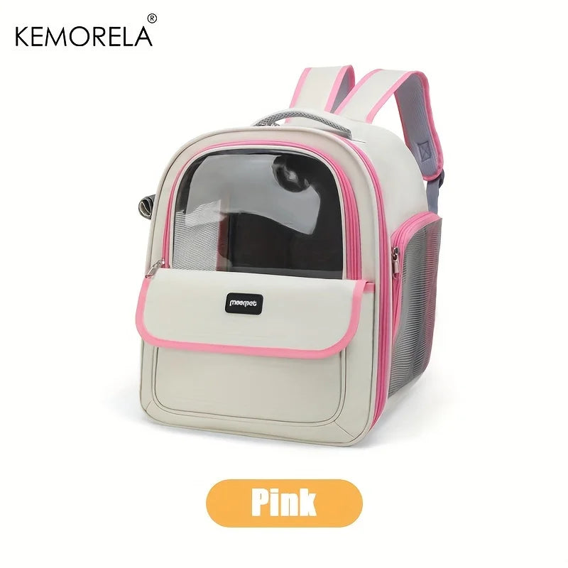 Pet Backpack for Cats And Dogs Large Outdoor Transparent Capsule Breathable Carrying Bag Pet Supplies