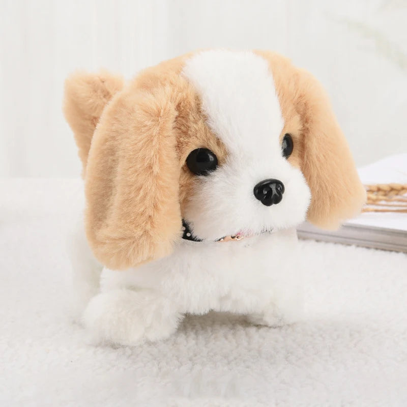 Robot Puppy That Acts Like Real Dog. My Realistic Robotic AI Pet Dogs are Electronic Interactive Stuffed Dogs For Barking Walking