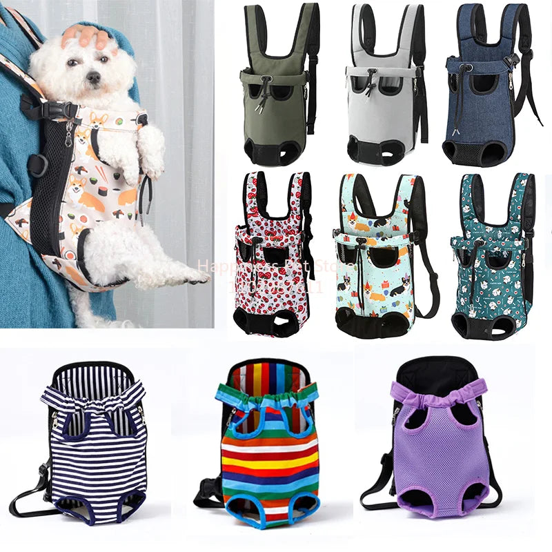 Cat & Dog Carrier Backpack, Mesh Camouflage Outdoor Travel bag, Adjustable Cat Dog Carrier Bag with Double Shoulder Backpack