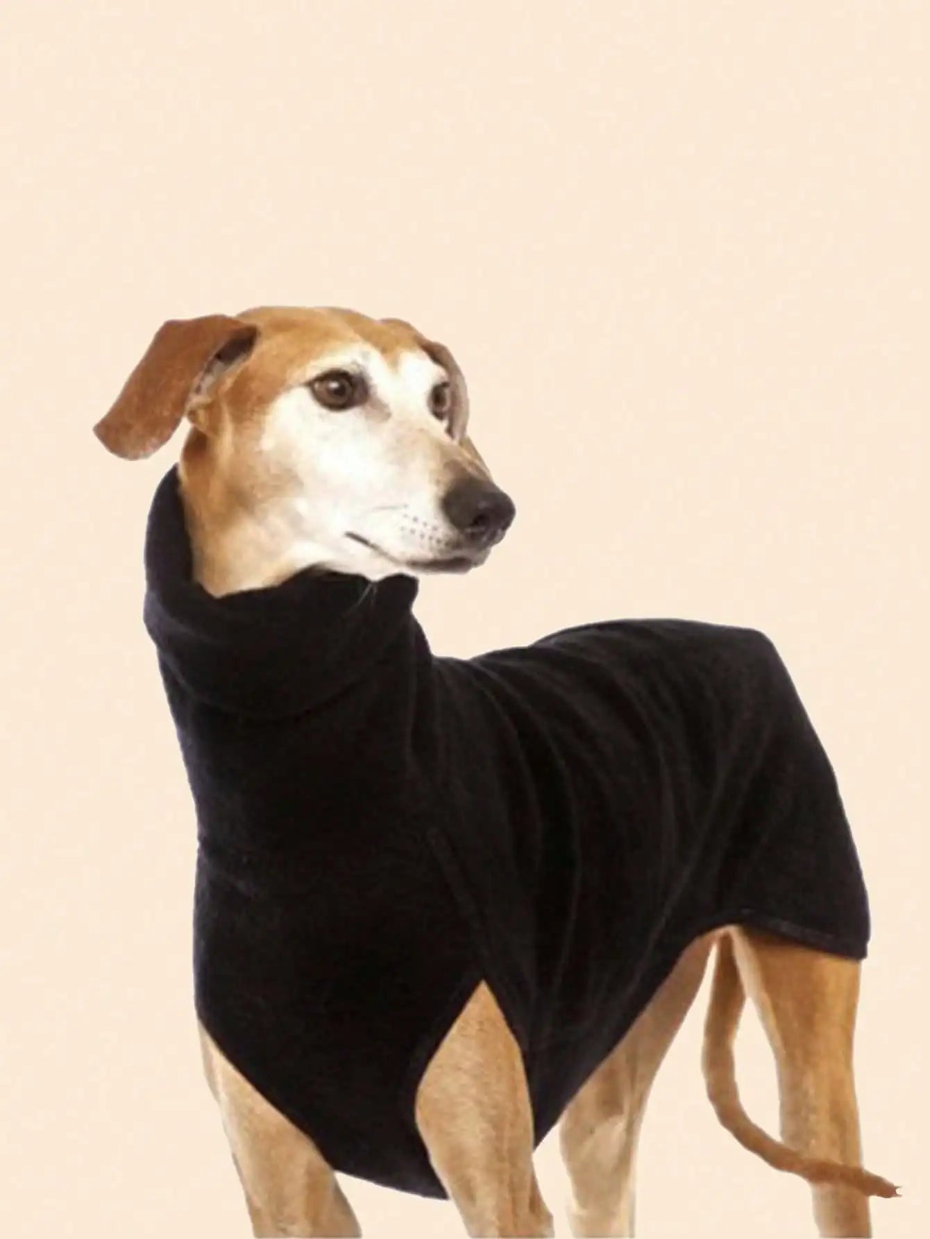 Greyhound Clothes, Dog Winter Coat Pajamas Onesies  Turtleneck Stretch Greyhound Apparel Pet Clothes Coat Outfit for Medium, Large