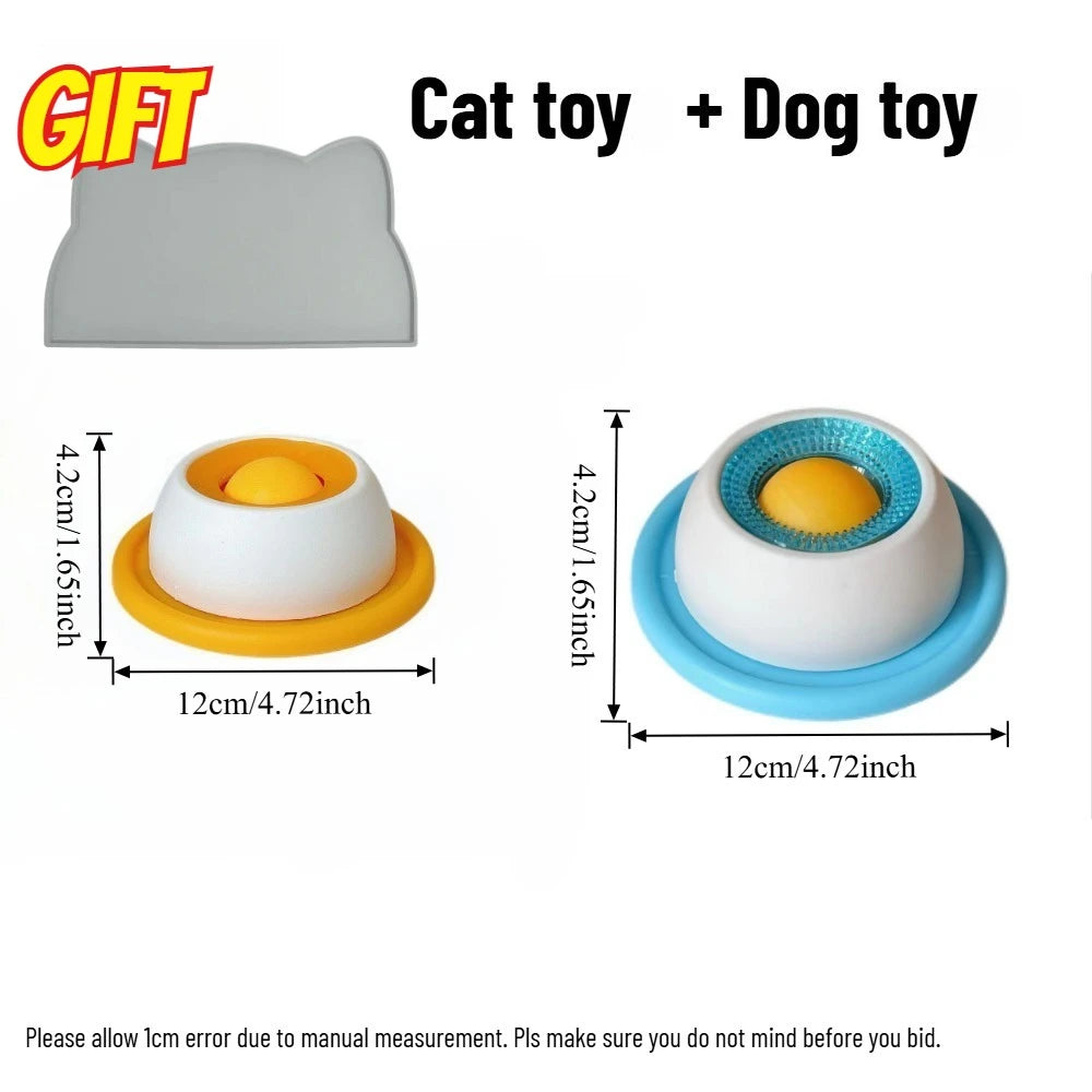 Slow Feeder Food Dispenser Lick Toy for Pets. Interactive Games for Training and Enrichment for Pet Stimulation.