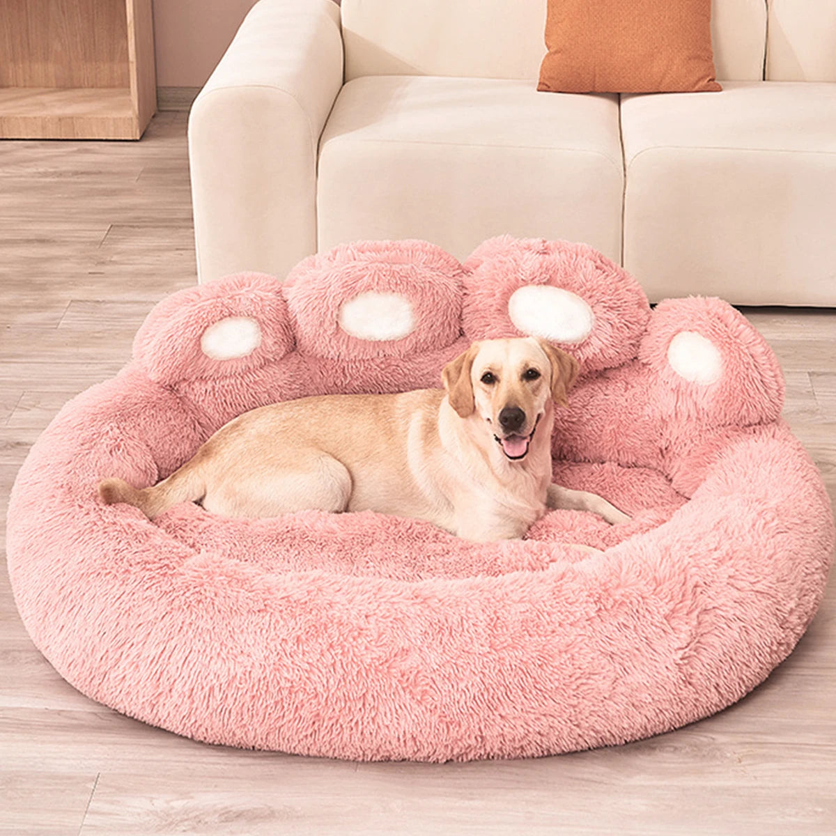 Fluffy Dog Bed Warm Large