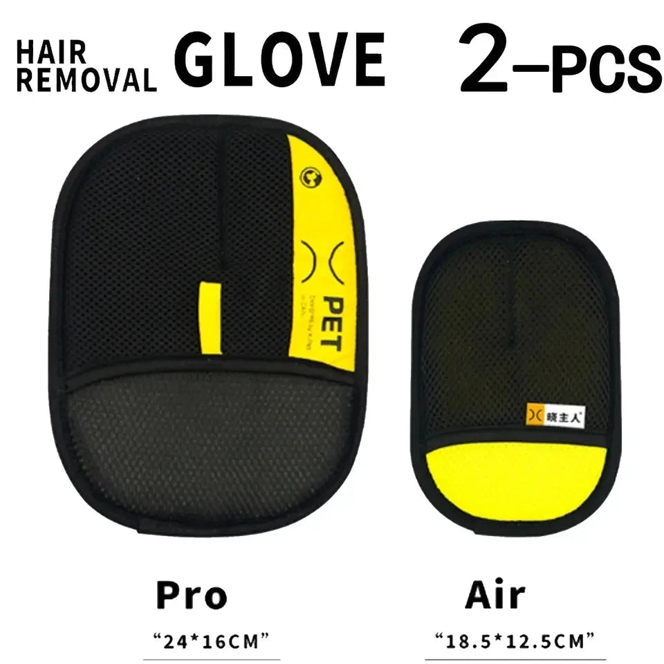 Animal hair Electrostatic glove, Two-way brush pet hair removal glove for cats, dogs, clothes and furniture