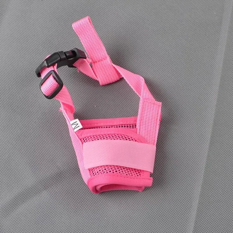 1pc Adjustable Dog Muzzle Breathable Dog Mouth Cover Muzzle Collar Anti Barking Pet Mouth Muzzles for Dogs  Accessories