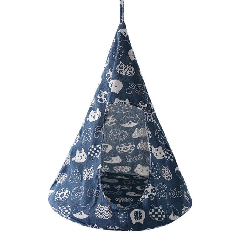 Hammock Cat Bed House, Hammock Cat Window & Cushion Basket, Nest & Playing Cave