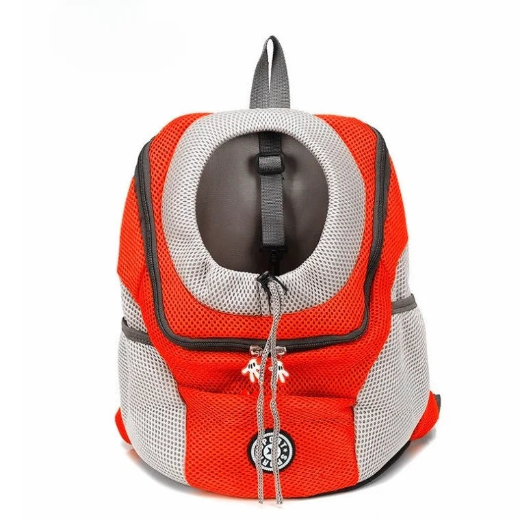 Double Shoulder Portable Travel Backpack, Outdoor Pet Carrier