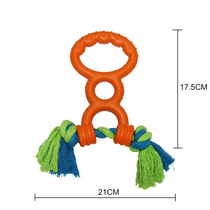 Dog Toys Tire Natural Rubber Squeaks Strong Durable Pulling Tugging Interactive Cleaning Teeth Suitable Large Dogs Chew Toys