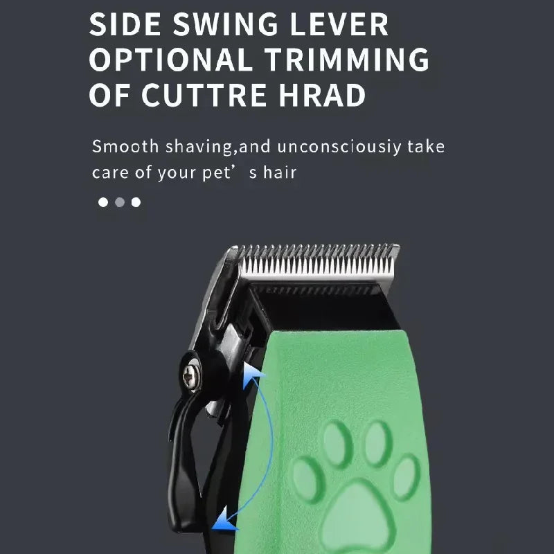 Pet Grooming Hair Clippers,  Rechargeable Dog and Cat Hair Trimmer, Adjustable Professional Electric Rechargeable