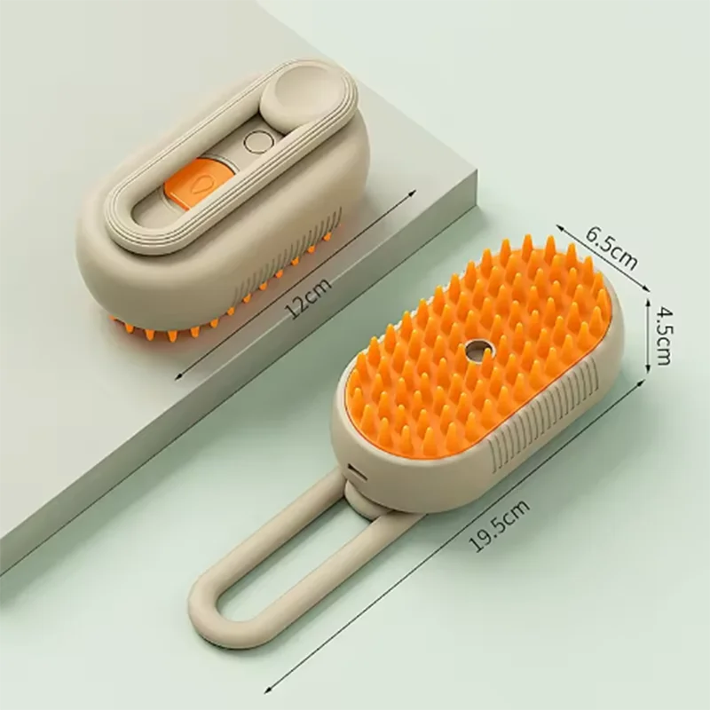 Pet Comb for Cats & Dogs, Spray Massage Comb for Cleaning, Hair Removing Comb,  Dog & Cat Comb and Pet Bath Brush