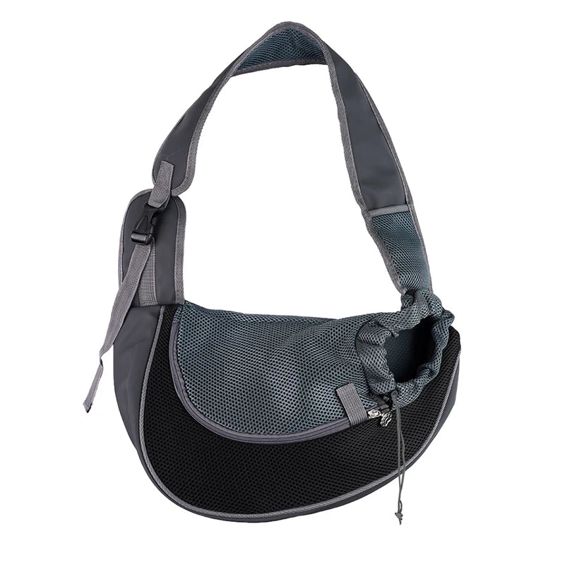 Pet Cat & Dog Carrier Backpack, Travel Tote Shoulder Bag, Mesh Sling Crossbody Shoulder Bag