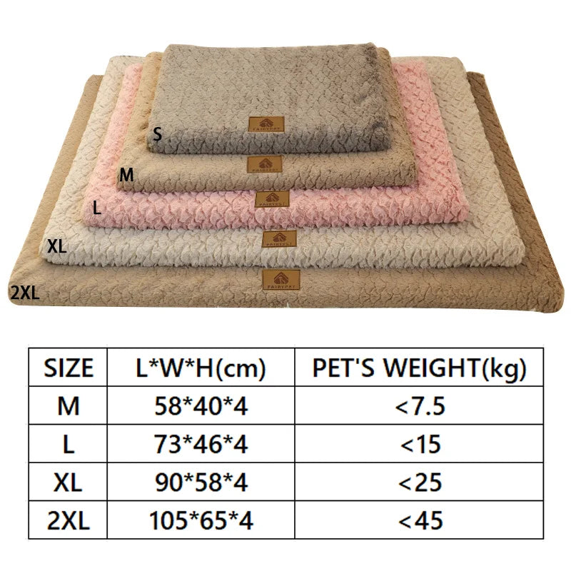 3D Foam Dog Bed With Removable Washable Faux Fur Cover, with Orthopedic Waterproof and Anti-Slip bottom.