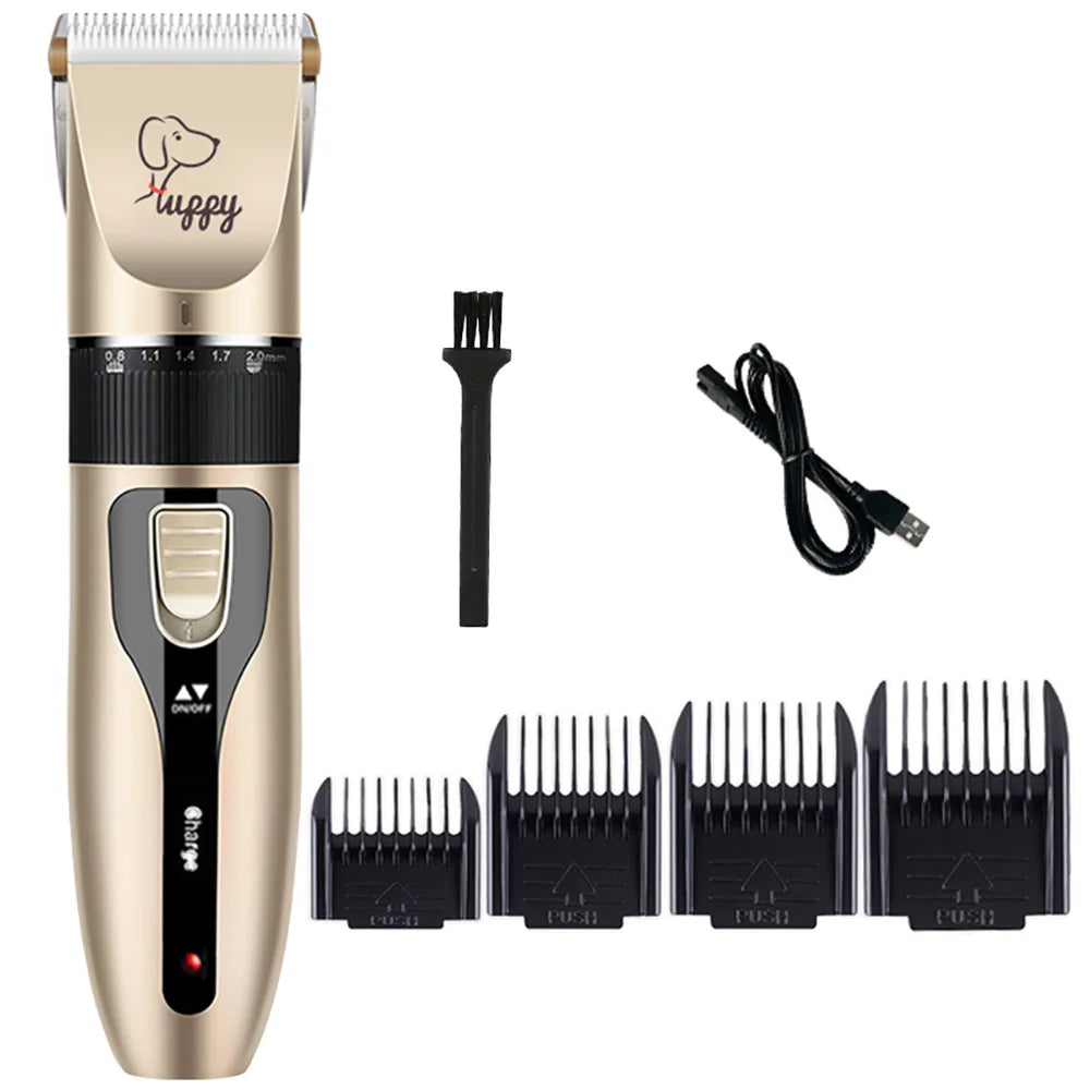 Dog/Cat/Rabbit Hair Clippers for Grooming Professional Trimmer Shaver Set Cordless Rechargeable