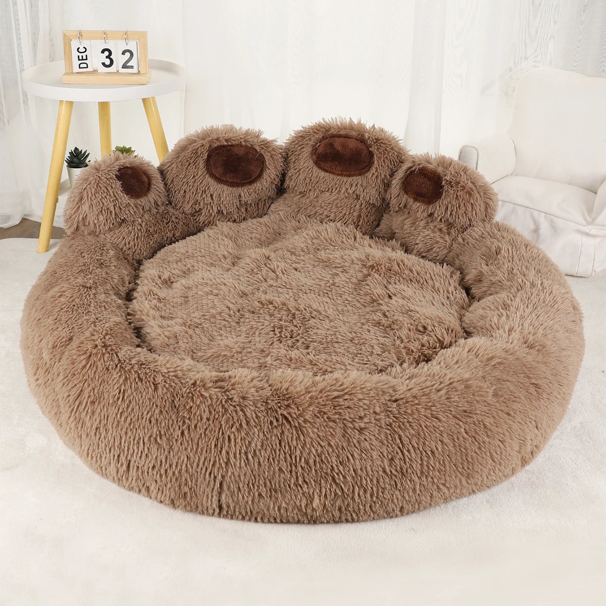 Fluffy Dog Bed Warm Large