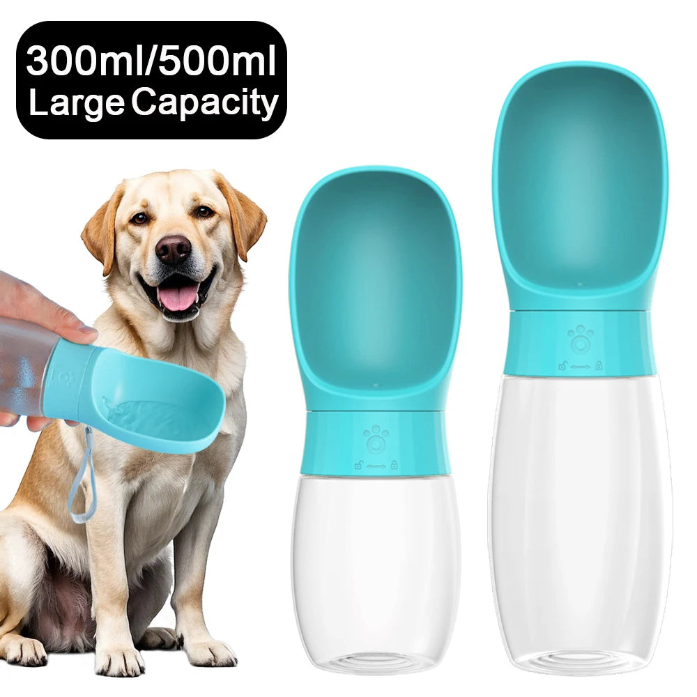 Big Dog Water Bottle Portable Drinking Bowl For Small Medium Dogs Cat Travel Hiking Puppy Pet Water Dispenser Cup