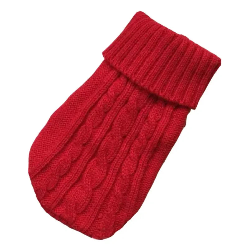 Dog Winter Clothes Knitted Pet Clothes For Small Medium Dogs Chihuahua Puppy Pet Sweater Yorkshire Pure Dog Sweater