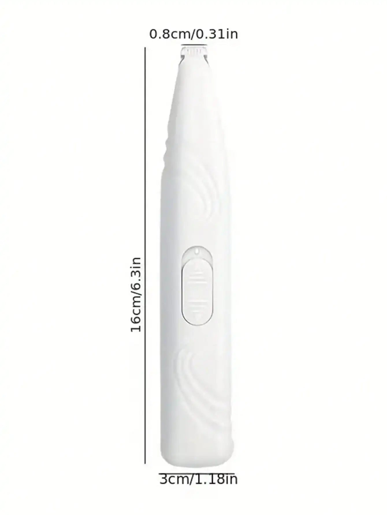 1 non battery pet shaver electric clipper suitable for cats and dogs. It can be used to shave foot hair, buttocks hair, eyes.
