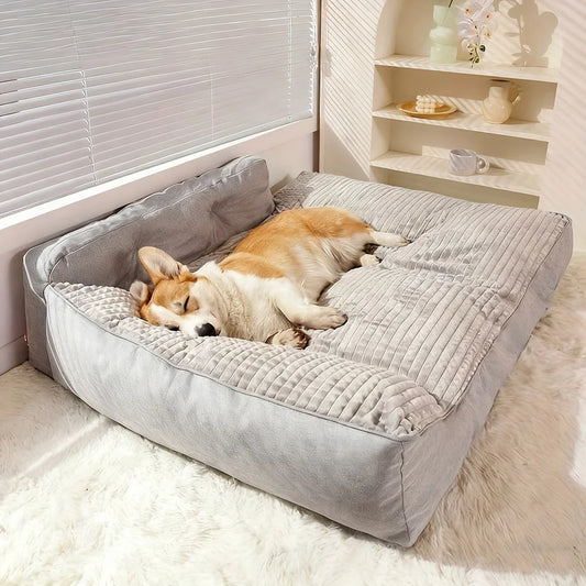 Extra-Large Dog Sofa Size: 47.2*35.4*9.8inch, Orthopedic Dog bed Pet Sofa Suitable for All Seasons